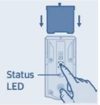 Trinity 888 ZW 15 SmartCode Electronic Deadbolt with Z Wave Technology - status LED