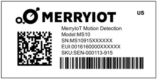 MERRYIOT MS10 Motion Detection - figure 3