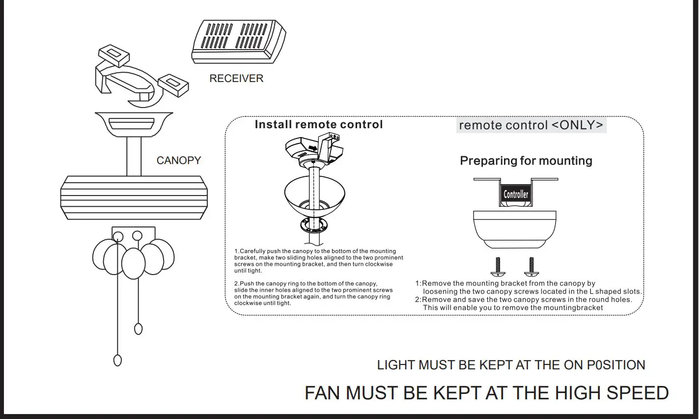 Parrot Uncle BBCPD1704C2 Ceiling Fan User Guide - Attaching the fan to the electrical box