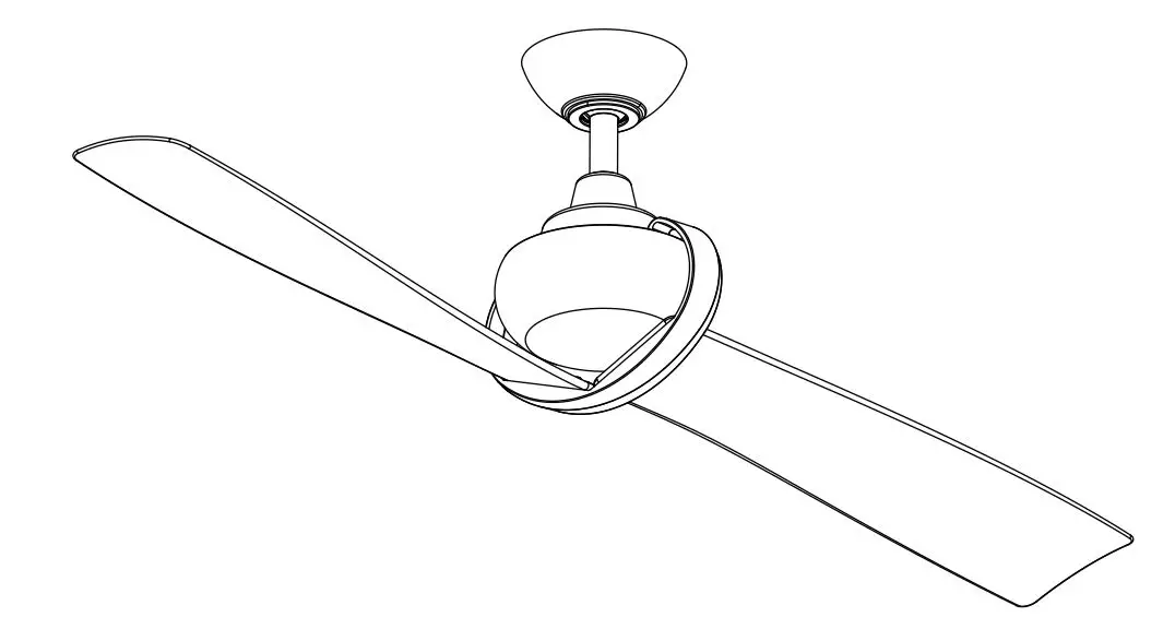 Parrot Uncle BBCPD1704C2 Ceiling Fan User Guide - Fan