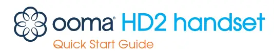 Ooma HD2 Handset logo