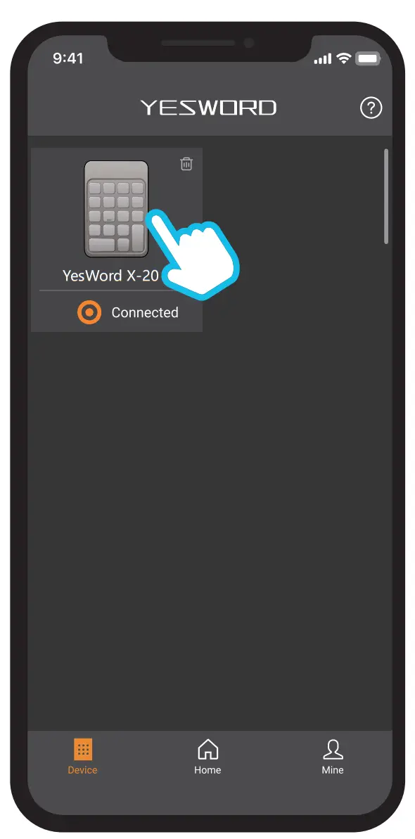 YesWord X-20 Customized Keypad - Bluetooth2