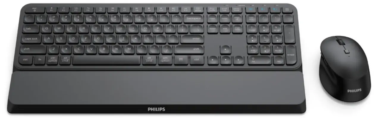 PHILIPS SPT6607B 600 Series Wireless Keyboard and Mouse Combo