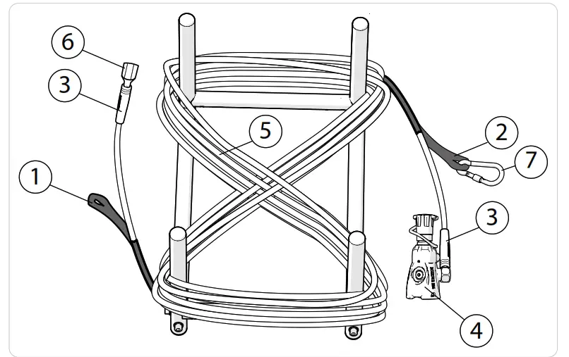 INTERSPIRO Divator DP1 Dive Pressure Gauge - loop