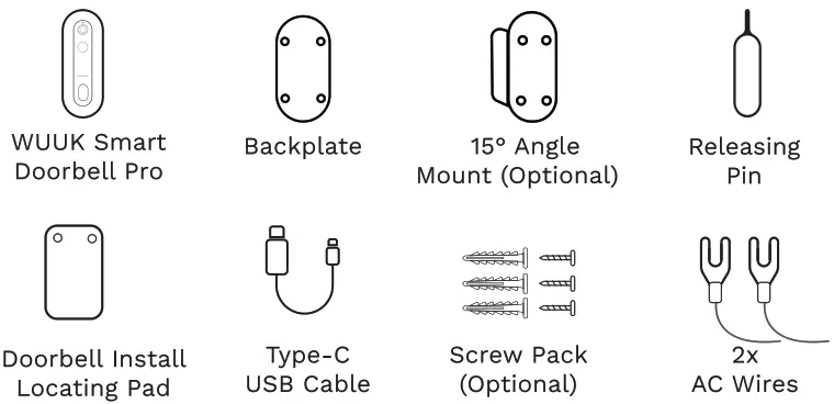 Wuuk Labs Y0210 Smart Doorbell Pro Kit -fig1