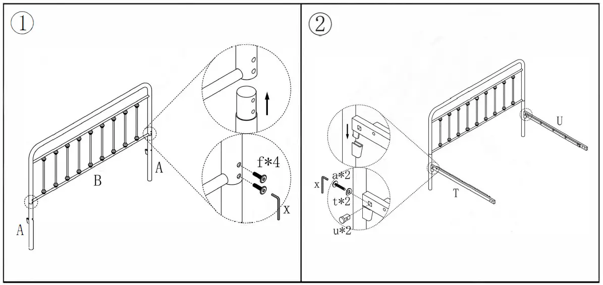 thdstatic-634G-Black-metal-queen-bed-vintage-style-fig-2