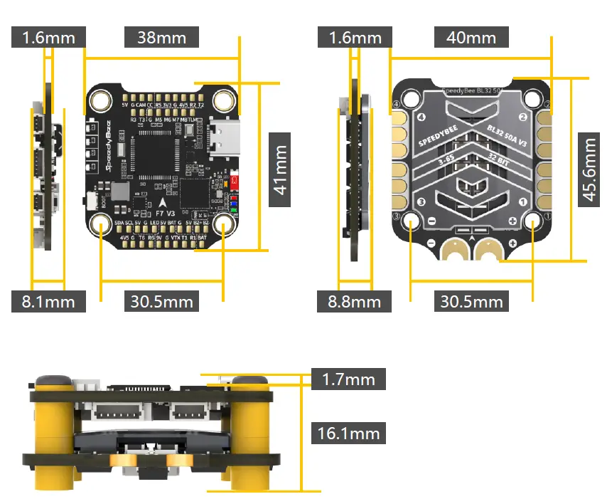 SpeedyBee-F7-V3-BL32-50A-30x30-Stack-Mini-Flight-Controller-fig-1