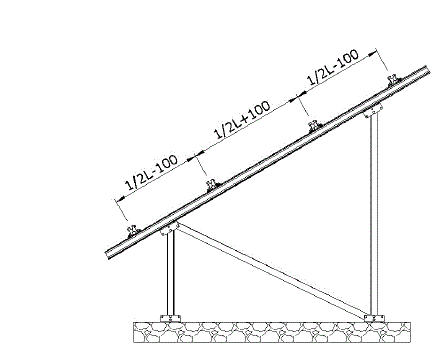 AIMS POWER PV6X120RACK 6 x 120 Watt Solar Panel Rack-15
