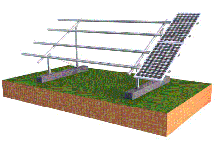 AIMS POWER PV6X120RACK 6 x 120 Watt Solar Panel Rack-18