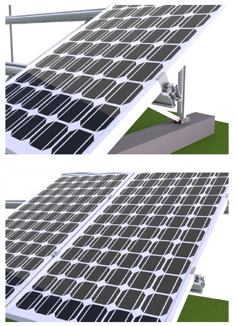AIMS POWER PV6X120RACK 6 x 120 Watt Solar Panel Rack-20