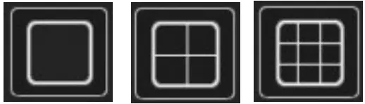 NOVUS NHDR 6016 H1 II Multistandard AHD Recorder - Devision selection