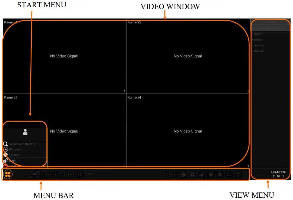 NOVUS NHDR 6016 H1 II Multistandard AHD Recorder - NHDR complete
