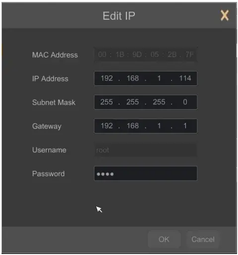 NOVUS NHDR 6016 H1 II Multistandard AHD Recorder - SUBNET MASK
