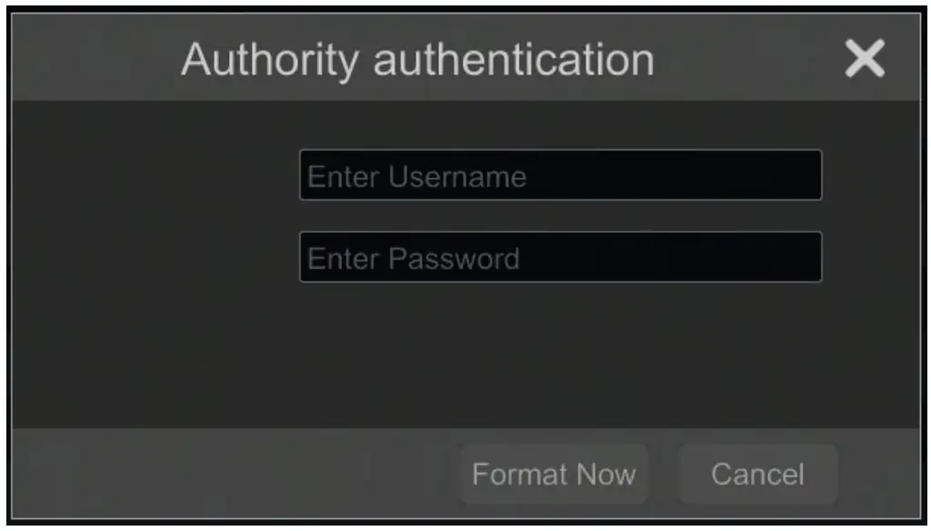 NOVUS NHDR 6016 H1 II Multistandard AHD Recorder - administrator rights