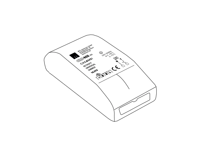 Maintronic Crd400 Ins Led Retrofit Dimmer Instruction Manual