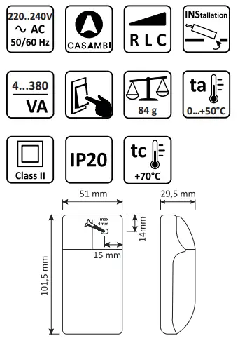 maintronic CRD400 INS LED Retrofit Dimmer-fig2