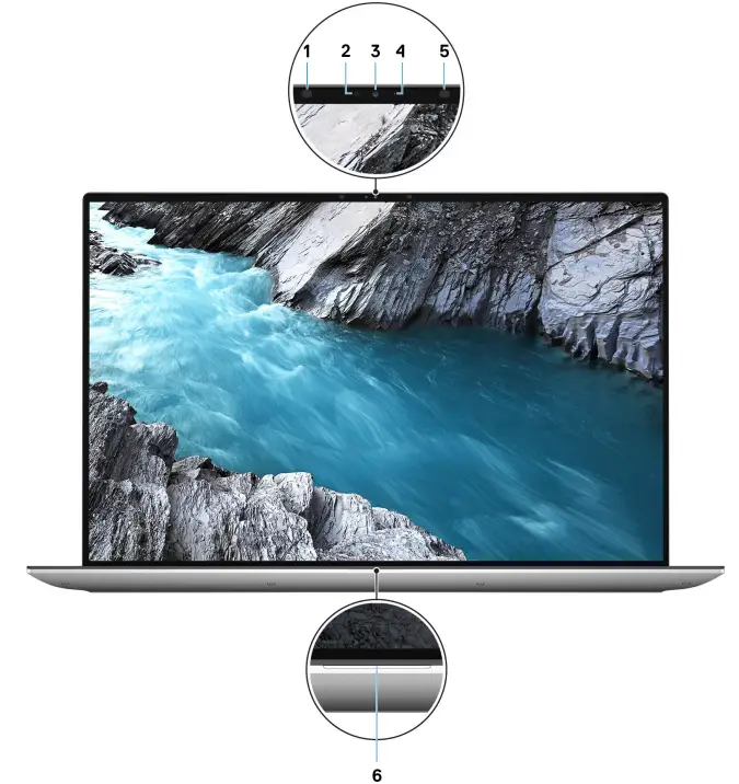 DELL XPS 15 9510 11th Generation Processor Intel Core i9 Laptop - Front