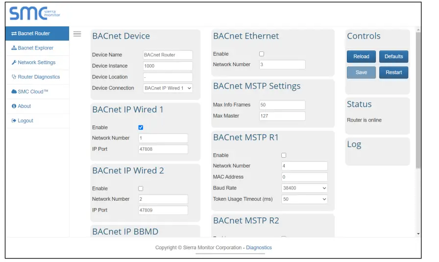 MSA Safety FS-ROUTER-BAC2 FieldServer BACnet Router 1