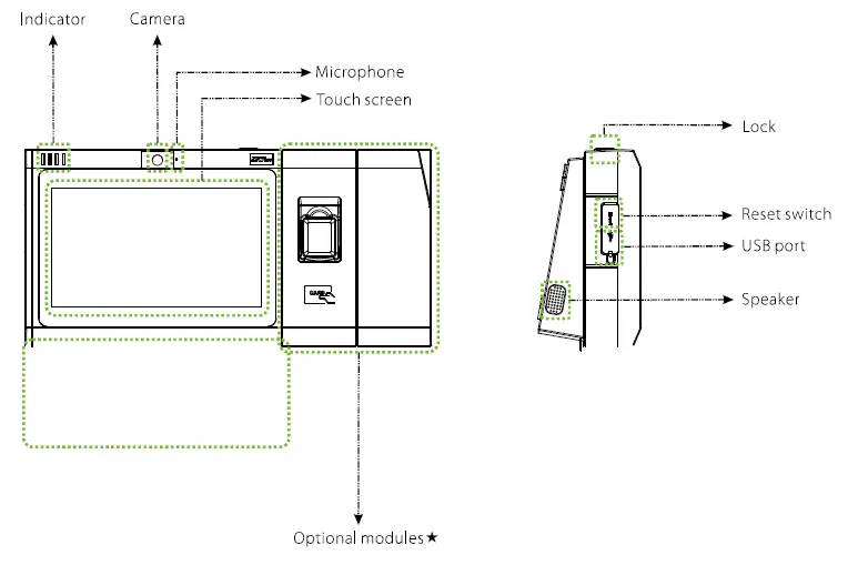 ZKTeco-ULTIMA-200-G2-Data-Collection-Terminal-fig-1