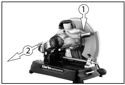 Clarke-CON14110-355mm-110-V-Abrasive-Cut-Off-Saw-fig-4