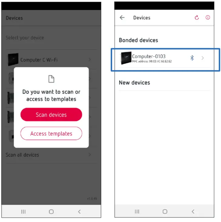 Circutor MyConfig Mobile App setting 2