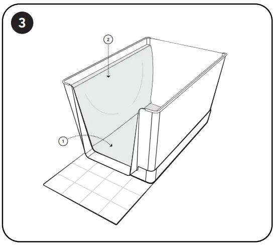 Doggy Bathroom B082Z9DFS9 Indoor Dog Potty with Vertical Pee Pads for Male Dogs - Doggy Bathroom