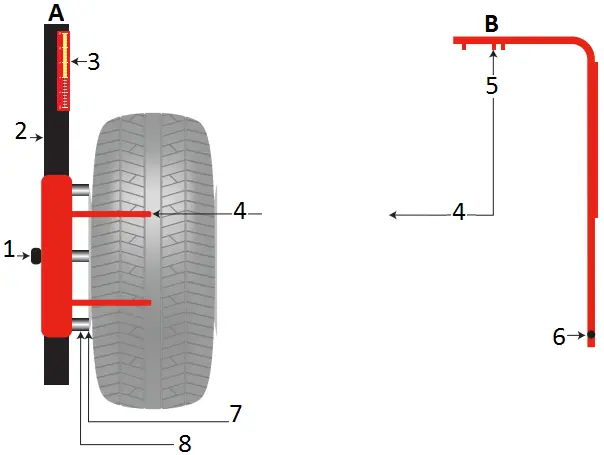 HUSKY HU2WLA 2 Wheel Laser Aligner 03