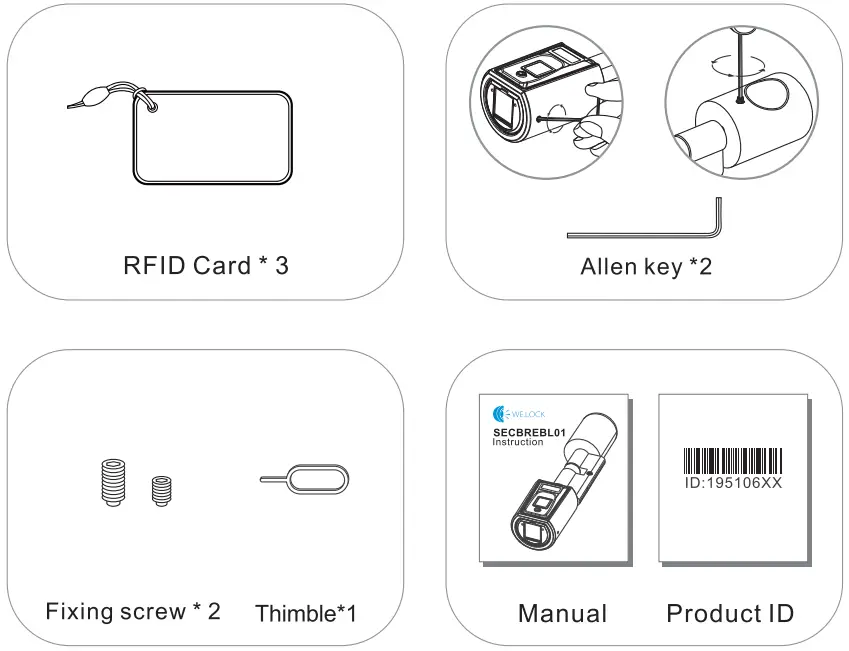 WE LOCK Secbrebl01 Fingerprint Bluetooth Smart Door Lock - Fig 4