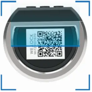 WE LOCK Secbrebl01 Fingerprint Bluetooth Smart Door Lock - Qr Code 1