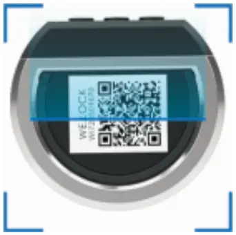 WE LOCK Secbrebl01 Fingerprint Bluetooth Smart Door Lock - Qr Code