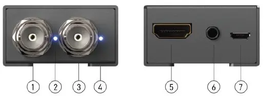 BZBGEAR BG-4KSH 12G-6G-3G-HD-SDI to HDMI 2.0 Converter with Audio Extraction-1