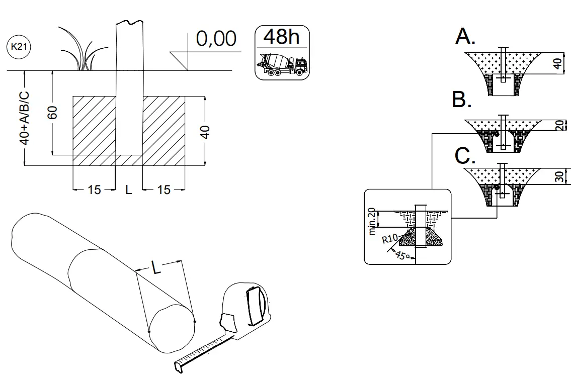vinci play RB1395 Robinia Trash can 35 liters 2