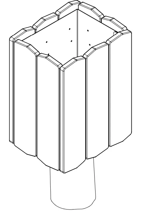 vinci play RB1395 Robinia Trash can 35 liters