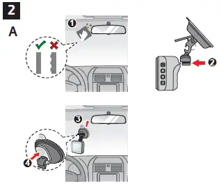 Mio C320 Mini Car Security Dash Camera-2
