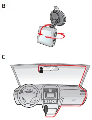 Mio C320 Mini Car Security Dash Camera-3