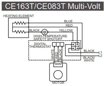 EnergyPlus COM-PAK Grill Kit - CE163T CE083T Multi-Volt