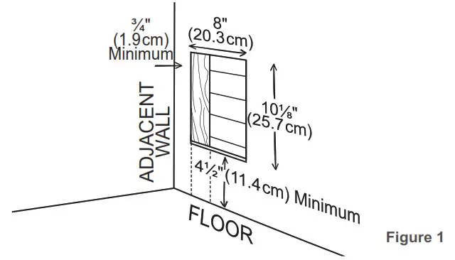 EnergyPlus COM-PAK Grill Kit -Cut a hole in the wall next to a wall stud
