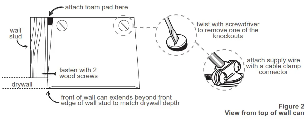 EnergyPlus COM-PAK Grill Kit - Mount the wall can