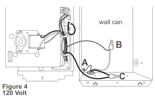 EnergyPlus COM-PAK Grill Kit - Wire connections 2