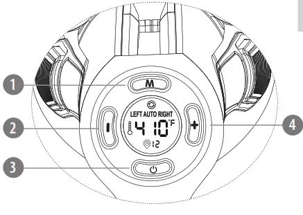 Teesa TSA0560 Hair Styling DREAM CURLS X600 Automatic Curler- button