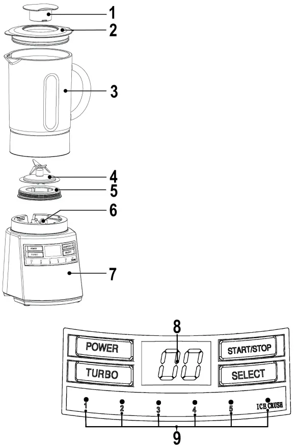 PROFI COOK PC-UM 1006 Household Stationary Blender-FIG2