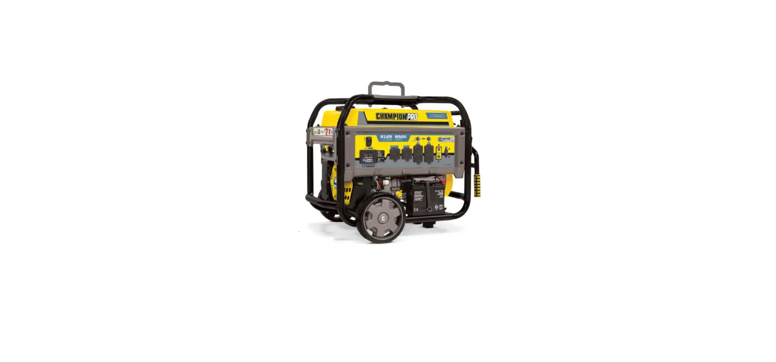 Championpro 100430 6500w Electric Start Generator Owner's Manual Championpro 100430 6500w Electric Start Generator Owner's Manual