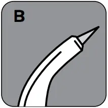 NOT ALL TIPS INCLUDED IN ALL MODELS-B