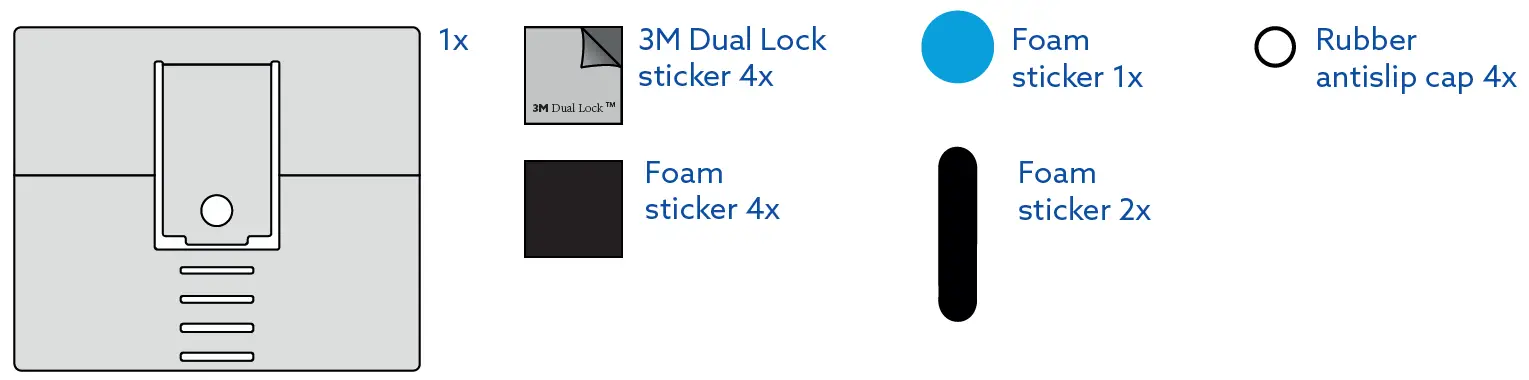 r-go 8719274490494 Riser Attachable Laptop Stand 1