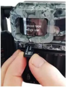 LINK-MICRO-LTE AND COMPARABLE Trail Camera Adapter - INSERT MICROSD CARD