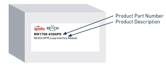 APOLLO RW1700 030APO REACH XP95 Loop Interface Module 1