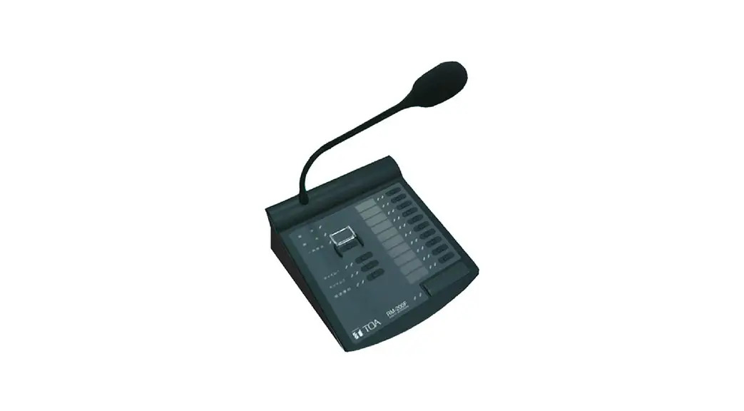 Toa Q-rm9012 Remote Paging Microphone With Power Supply User Manual