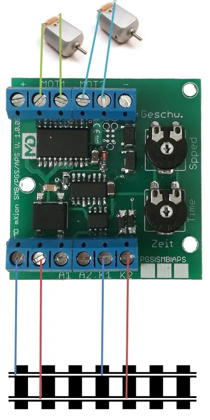 PGS Pantograph Control Module Connection analog operation