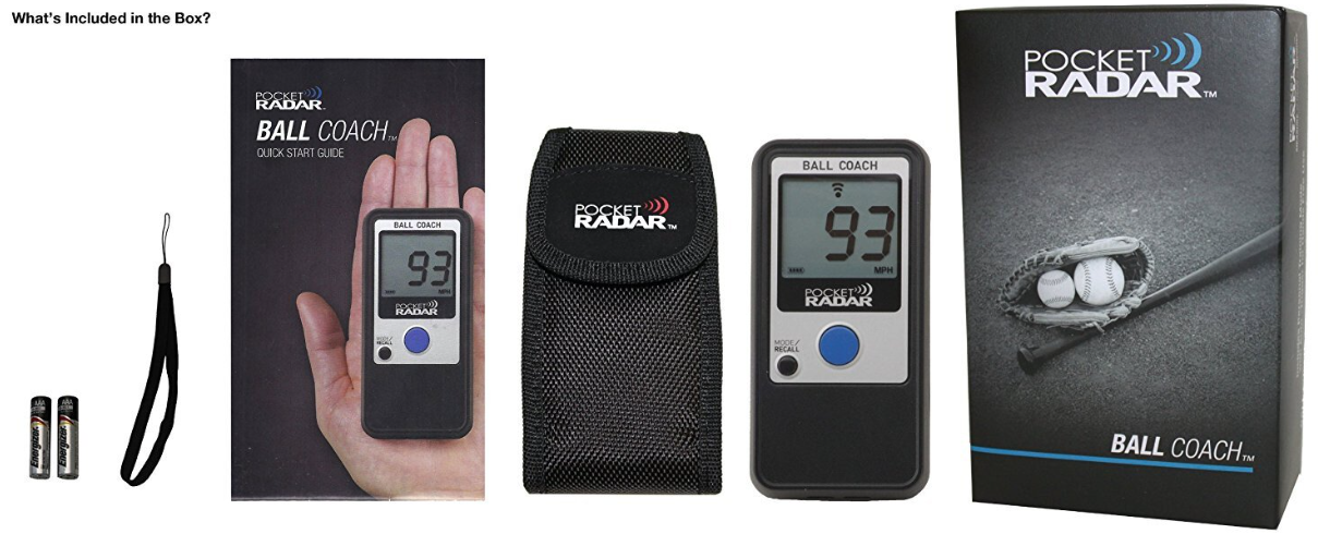 Pocket Radar Pr1000-bc Measuring Cricket Bowl Speed User Manual