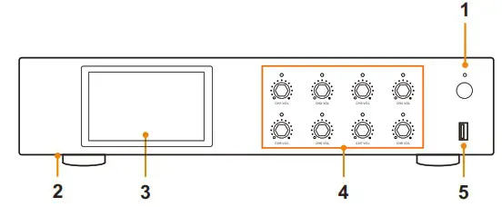 AUXdi DM848 Intelligent Network Music Player - Information 1